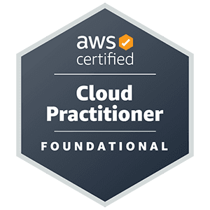 AWS Certified Cloud Practitioner Badge